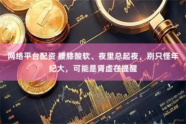 网络平台配资 腰膝酸软、夜里总起夜,别只怪年纪大,可能是肾虚在提醒